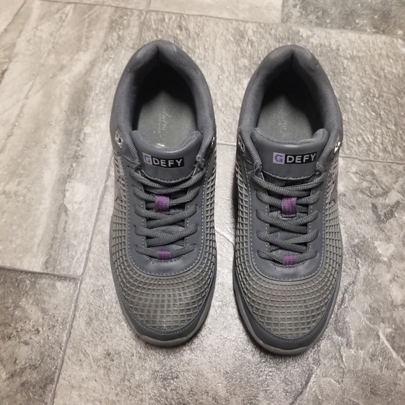 Gravity Defyer Versoshock Trampoline Flexnet II Gray Purple Woman's 9 Comfort - Picture 4 of 11